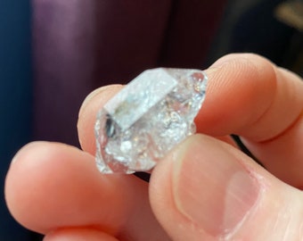 Genuine Herkimer Diamond, Natural Herkimer Diamond, Herkimer Diamond Carbon Included, Herkimer Diamond Anthraxolite Included, Herkimer