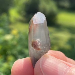 Rare Blue Tara Quartz, Blue Tara Mini Quartz, Blue Tourmaline Included Quartz, Blue Tara Quartz Mini Point