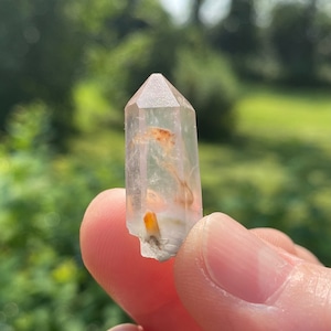 Blue Tara Mini Quartz Point, Rare Blue Tara Quartz, Blue Tara Included Quartz, Blue Tara Mini, Blue Tara