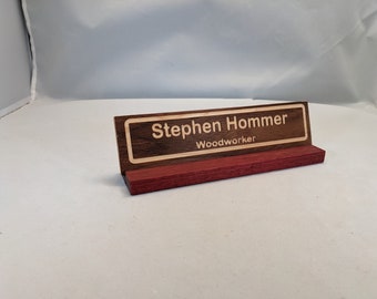 Desk Name Plate, Office Name Sign