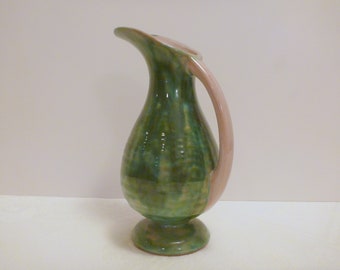 Stangl Terra Rose Green Streamlined Pitcher #3214