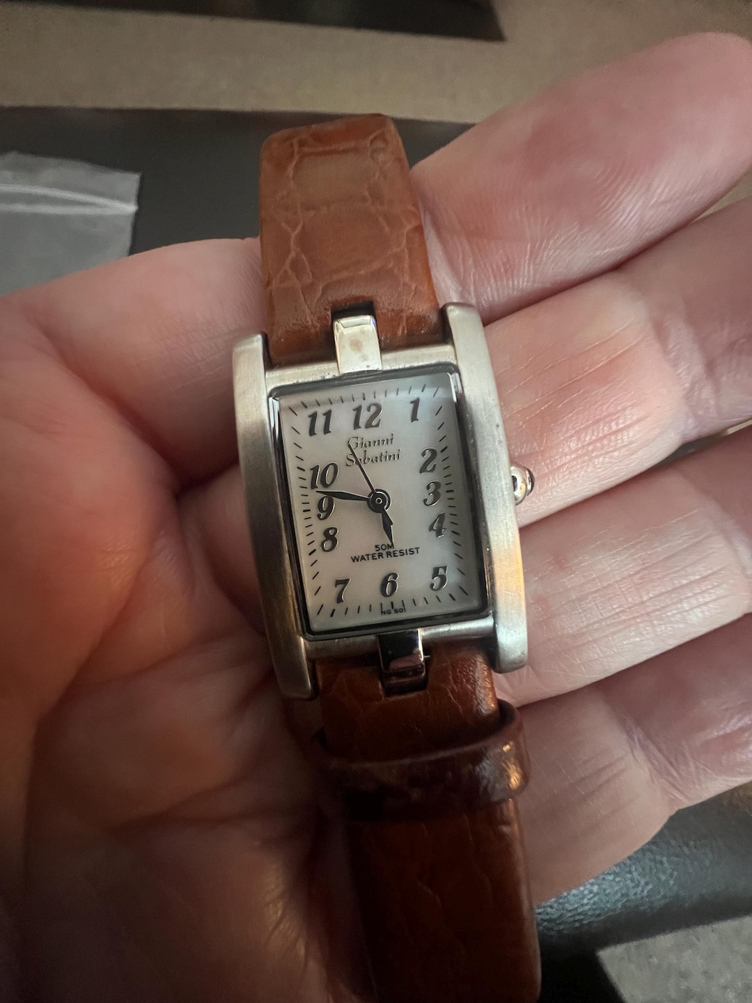 Silver Gianni Sabatini Ladies Watch Sold At Auction: An Unworn Gianni Sabatini, Blue Face Quartz, Dive