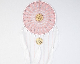 New design of Pink Dream Catcher Crochet Doily Dreamcatcher pink ash large dreamcatcher boho dreamcatchers wedding decor wall hanging