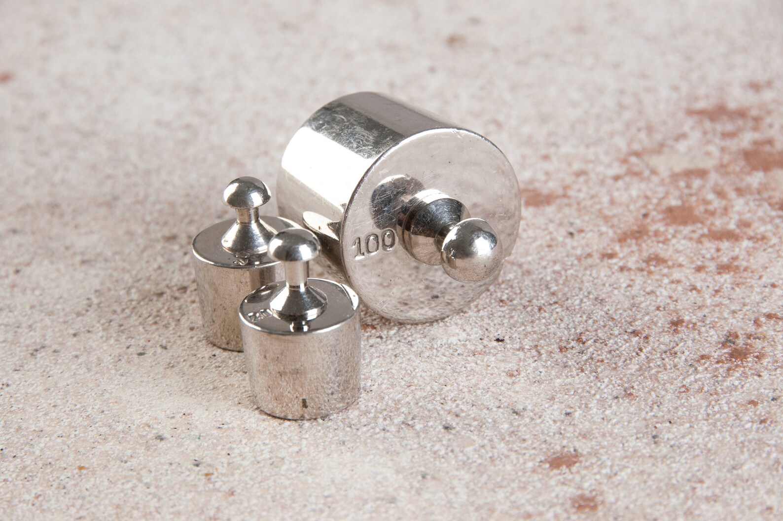 Antique bronze weights 20100 grams brass weights set of 3 Etsy