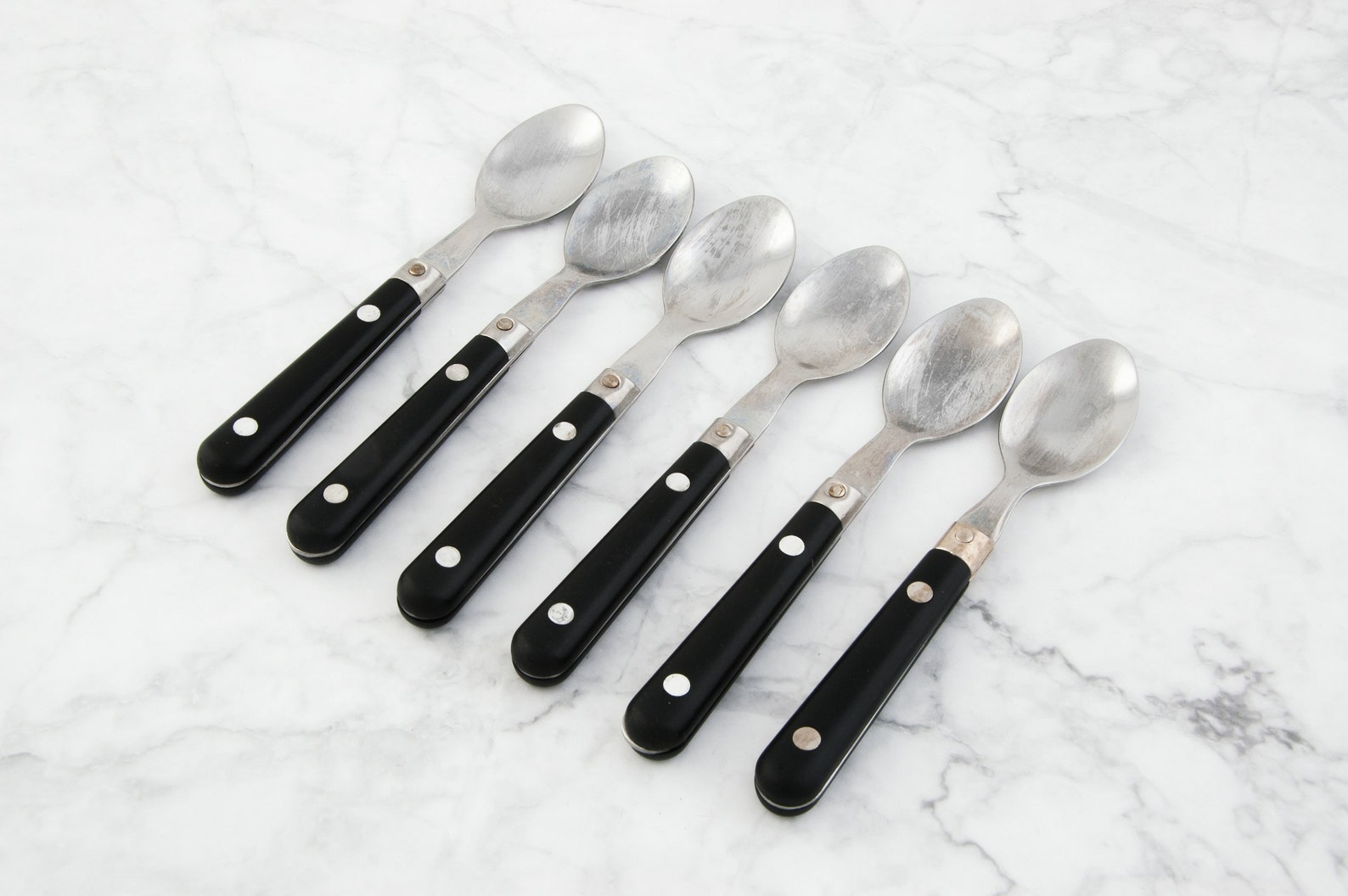 Vintage spoons IKEA stainless spoons set of 6 metal Etsy