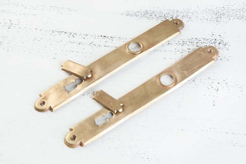 Vintage Bronze Key And Handle Holes Covers Antique Key Hole Etsy
