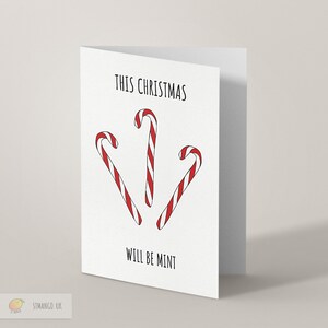 Christmas Melon Card Santa Christmas Card Food Pun Card Etsy