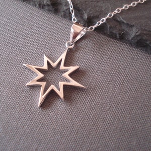 North Star Necklace...Sterling Silver Twinkle Star, North Star Charm Necklace, Nature jewelry, celestial necklace