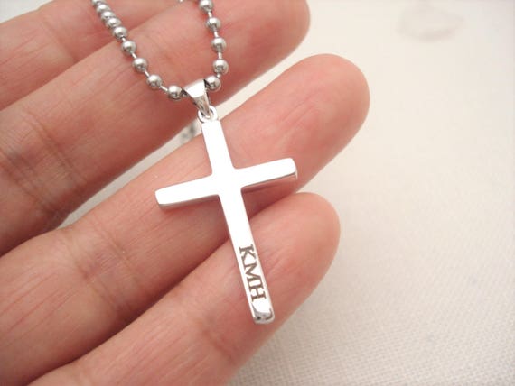 Men's Sterling Silver Personalized 