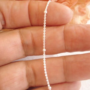 Italian Ball Bead Bracelet...Sterling Silver Shiny Stackable Layering Bracelet, dainty silver ball, bridesmaid gift, simple everyday jewelry