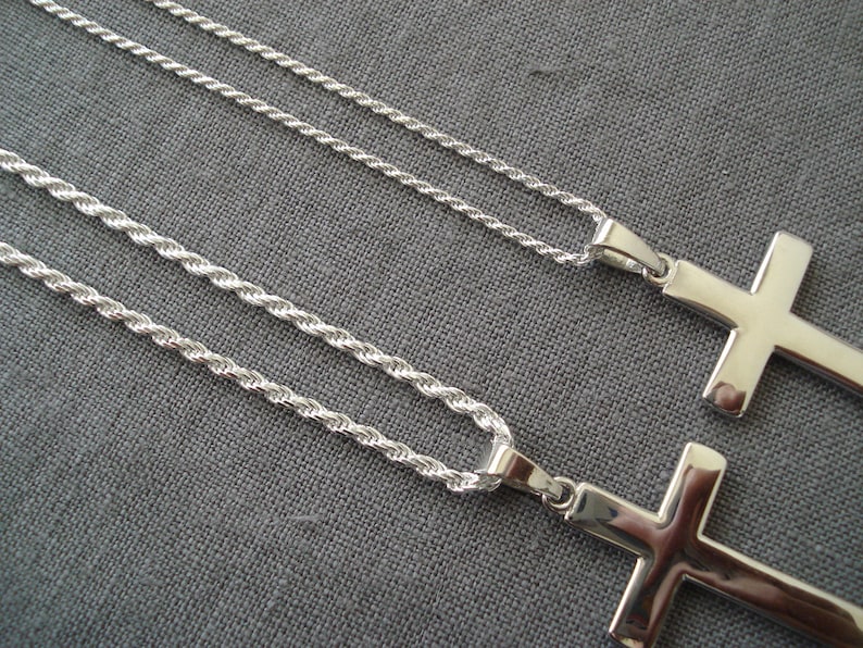 Thin 1.1mm Rope chain .925 solid sterling silver Sterling Silver Chain...Italian Rope chain Thick 1.8mm Rope chain 16 to 30 long