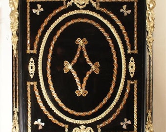 Furniture support 1porte Napoleoniii inlaid with mother of Pearl and Rosewood