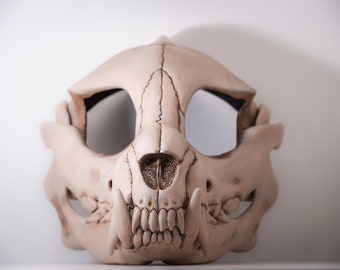 Skull Wolf Fursuit Headbase ||| PRINT |||