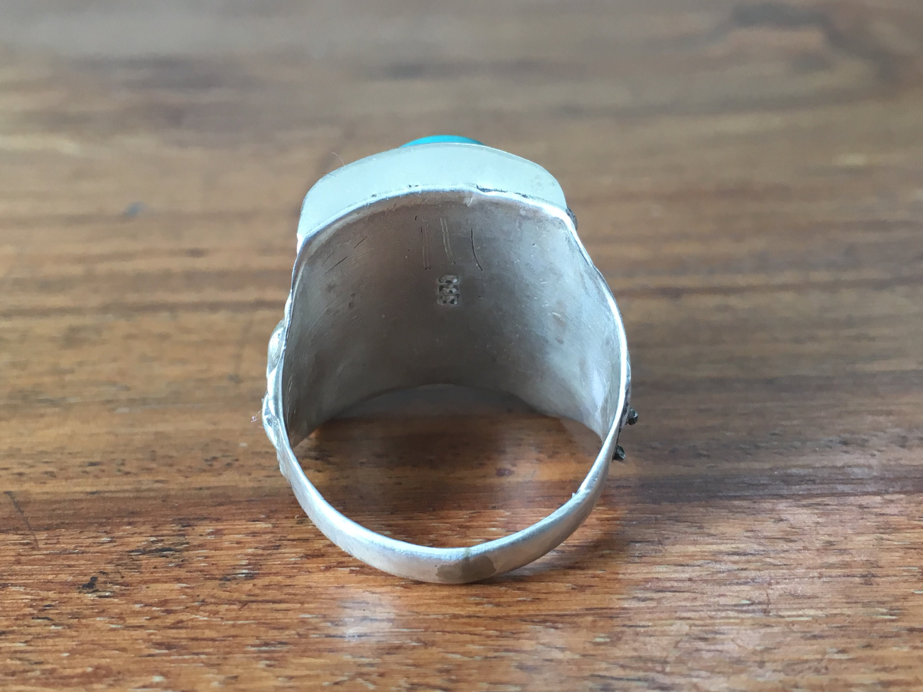 Amazon.com: SILVESTO INDIA Genuine Turquoise Ring Silver