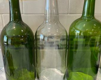 Cut Wine Bottle Etsy Cut Wine Bottle Etsy
