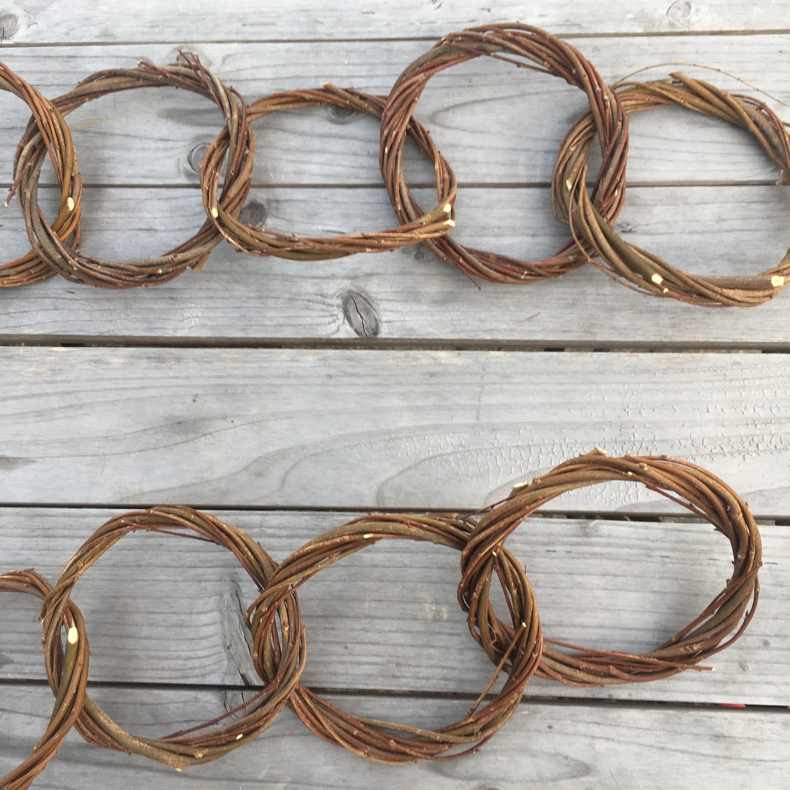 FREE SHIPPING Willow Chain Garland Decorative Etsy