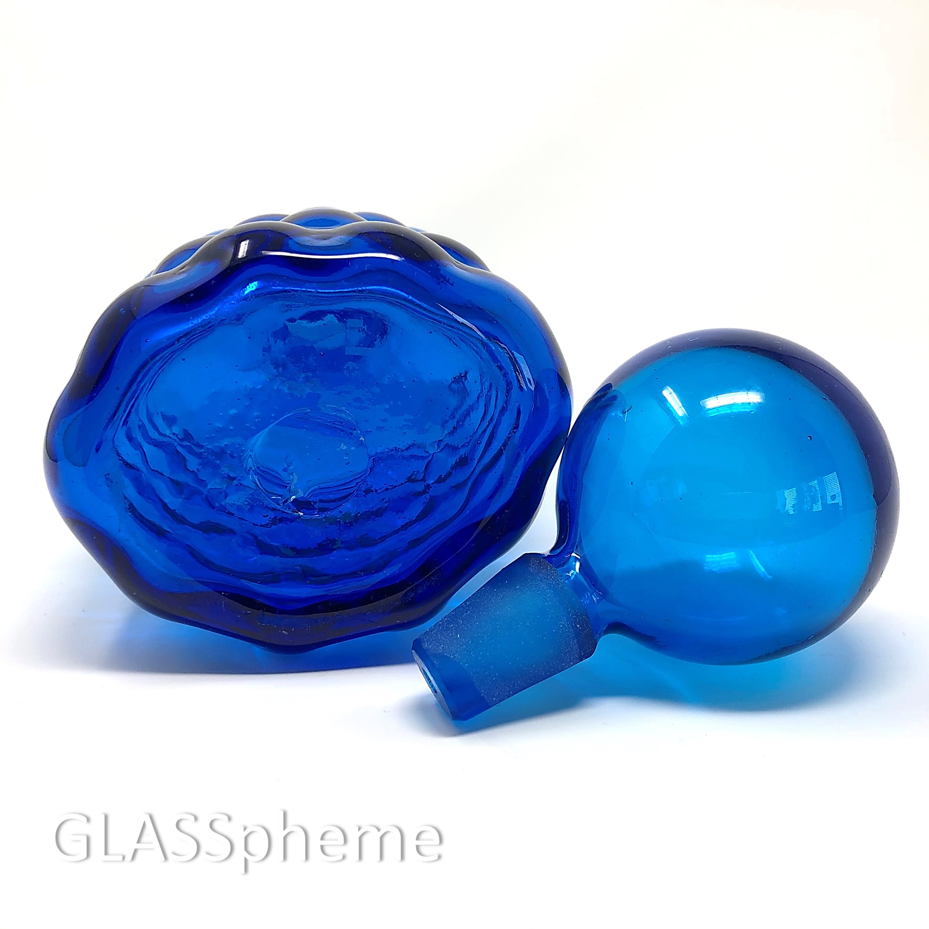 BLENKO Wayne Husted 6040 VINEYARD Bubble Wrap Glass Decanter in