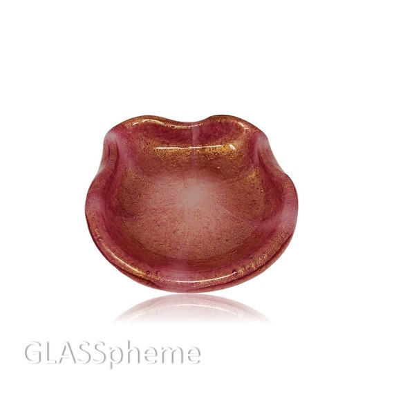 A Murano Pulegoso Green and Aventurine Dish A Murano Pulegoso Green and Aventurine Dish