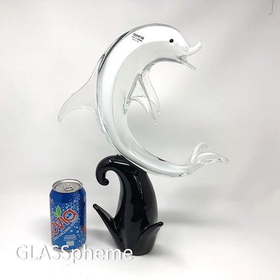 Seguso Murano」黒いガラス製 置物 【公式通販】
