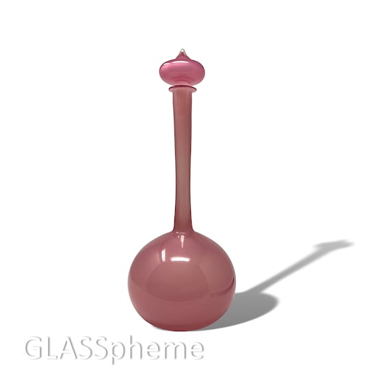 Weepworthy Archimede SEGUSO Murano ALABASTRO Glass Decanter w/LABEL - Published