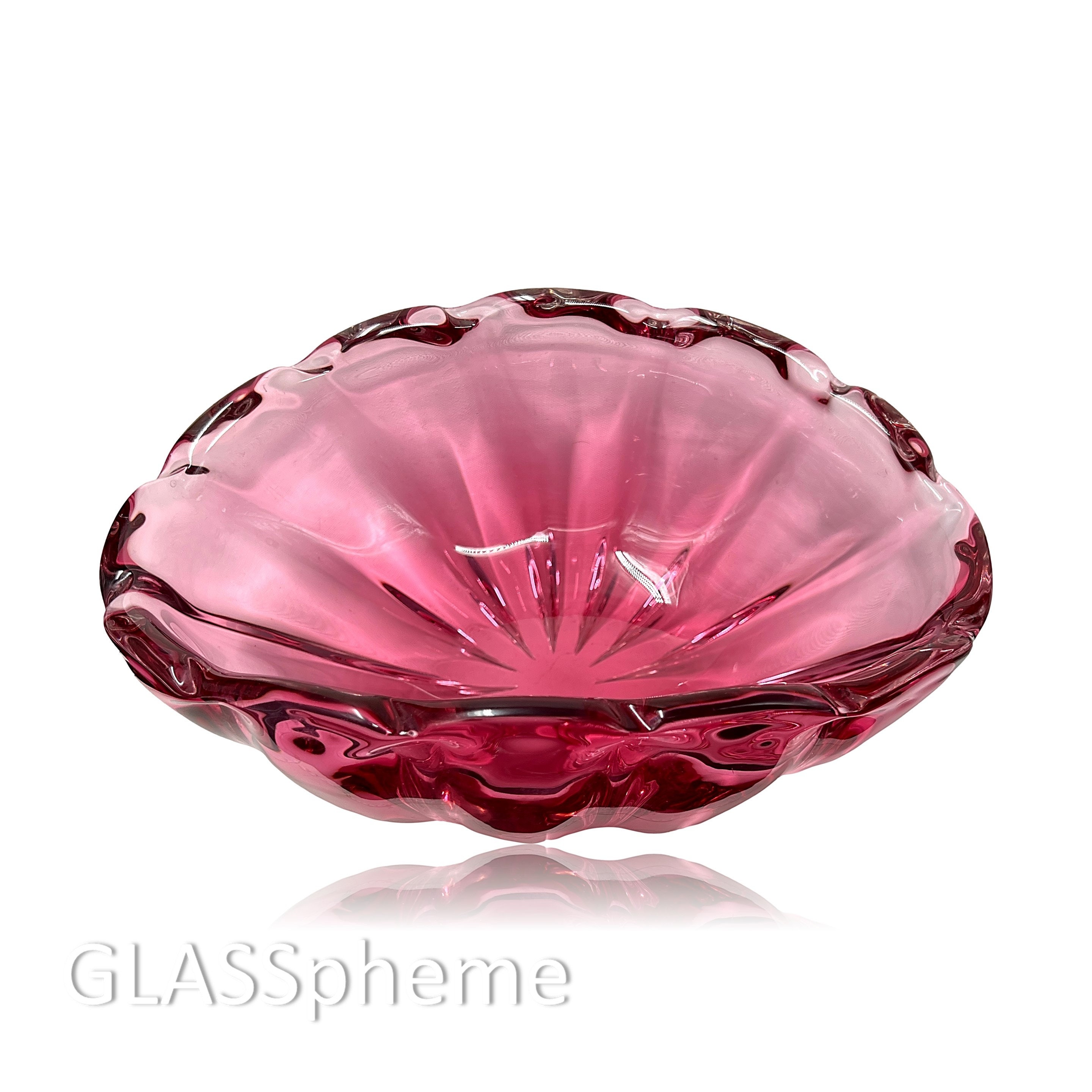 ガラス コンポート イタリア MURANO ムラーノ ガラス コンポート