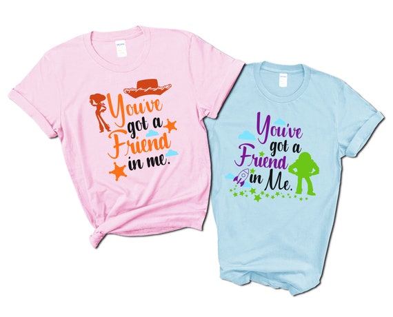 You've Got a Friend in Me T-shirts Toy Story Fans Tees Disney