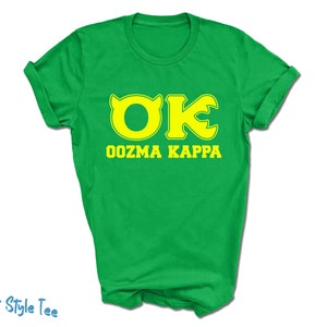 Monsters University OK OOZMA KAPPA T-Shirt | Printed on Premium Soft Style T-Shirt