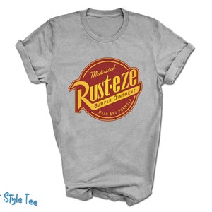 Cars Rusteze Shirt | Printed on Premium Soft Style Tee | Available in Adult Unisex and Kids Sizes