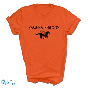 Camp Half Blood Classic Orange T-Shirt | Printed on Premium Soft Style Tee | Percy Jackson Shirt