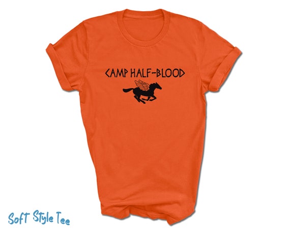 Camp Half Blood Shirt (Youth Small, Orange)