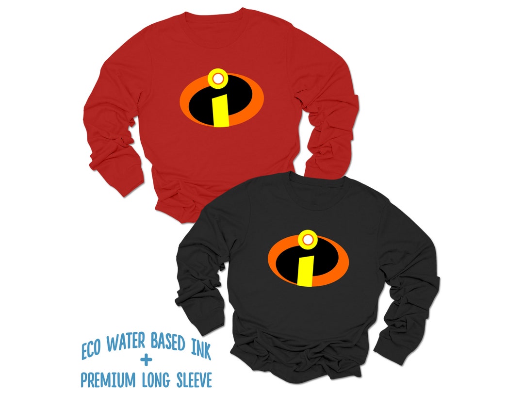 Los Increíbles Camisa de Manga Larga Increíbles Traje de Manga