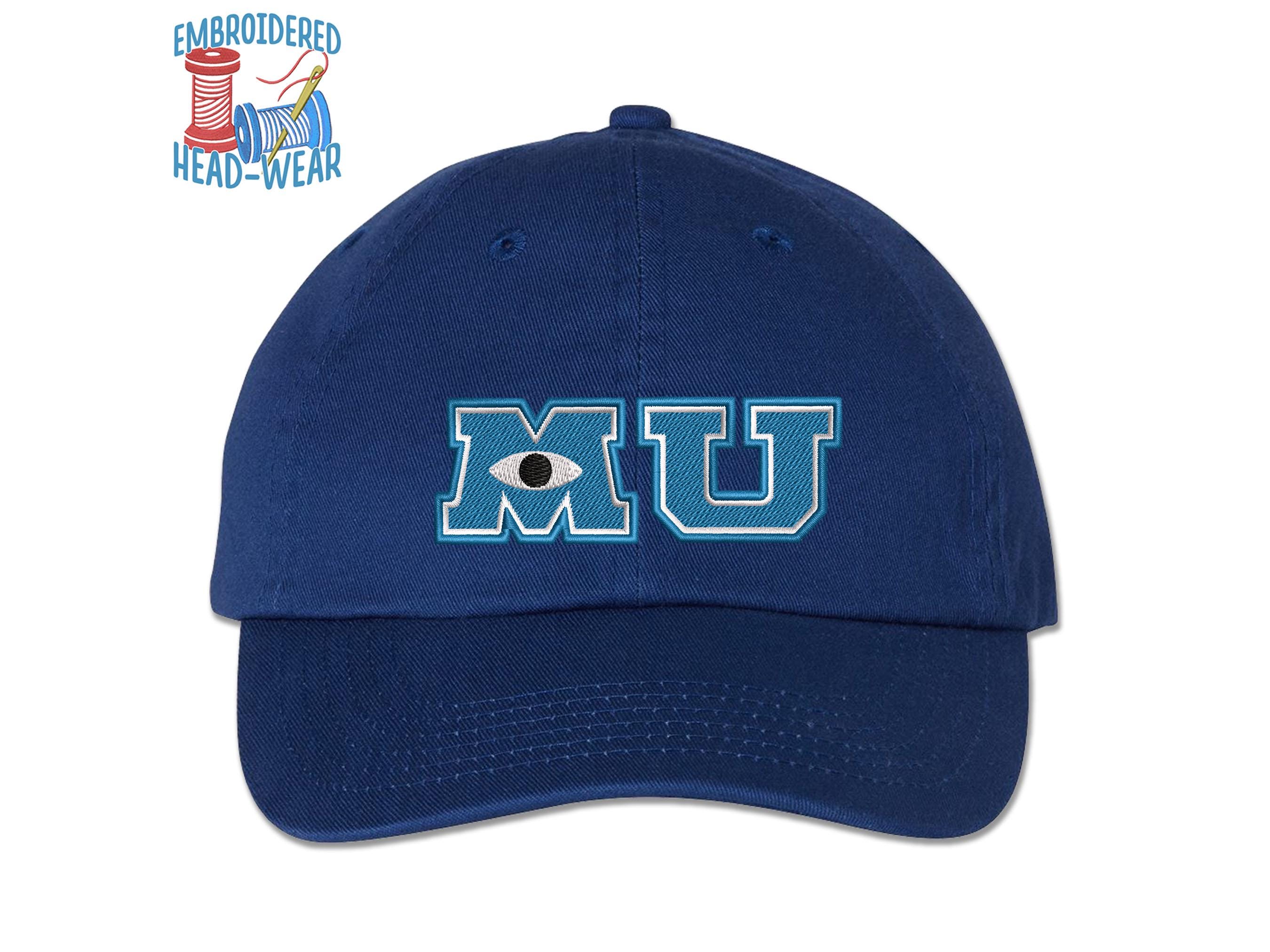 n*i様 MU ロゴ キャップ モンスターユニバーシティ Monsters University Embroidered Cap | MU Logo Embroidered Hat