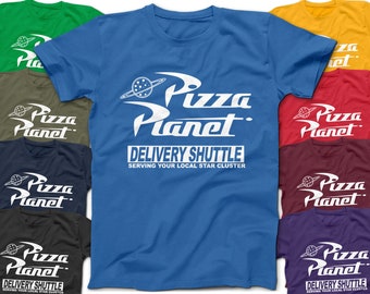 Pizza Planet T-Shirt | Toy Story Aliens Shirt | Available in many T-Shirt Colors | Disney World Family Vacation Group Tees