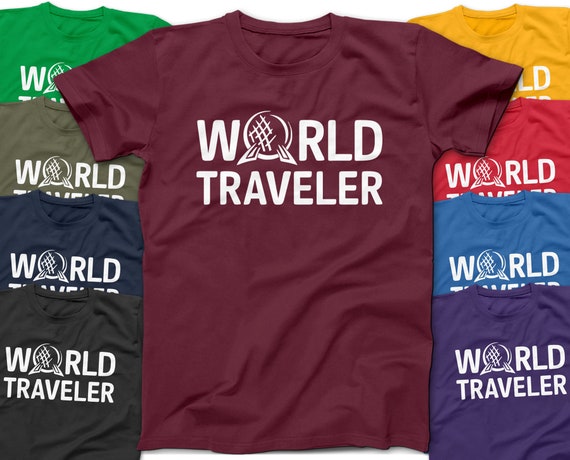 WORLD TRAVELER Disney Epcot Theme T 