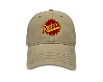 Rust-Eze Mack Cap | Disney Park Adult Unisex Embroidered Hat | Structured Cap | Variety of Colors | CARS McQueen Sally Tow Mater Guido