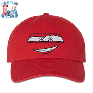 Rust-eze Embroidered Cap | Rusteze Lightning Mcqueen Costume Cap