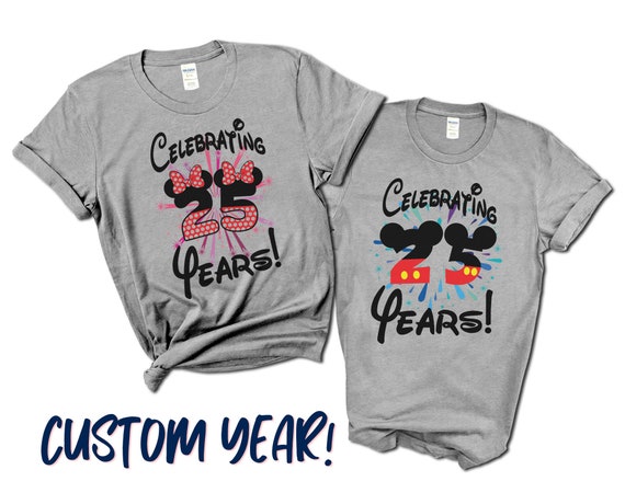 custom disney anniversary shirts