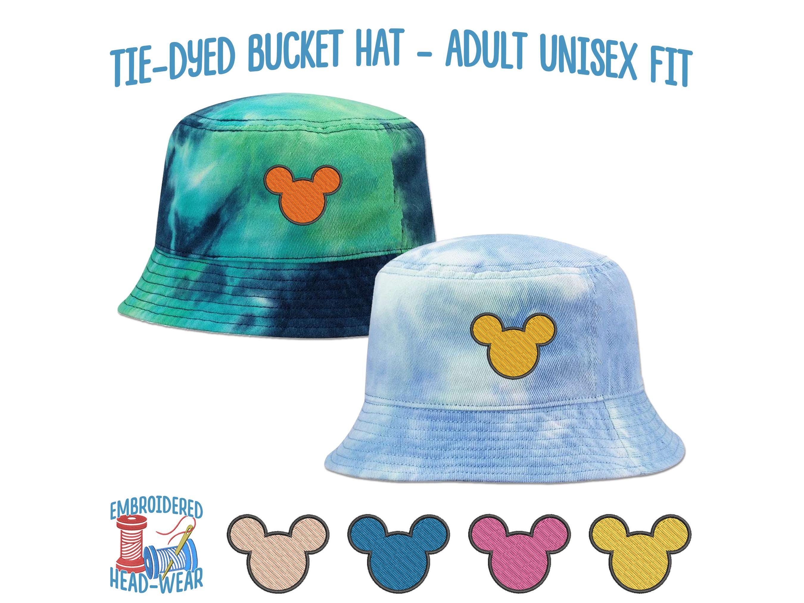 Mickey Mouse Embroidered Tie Dyed Bucket Hat | Adult Unisex  display picture 2