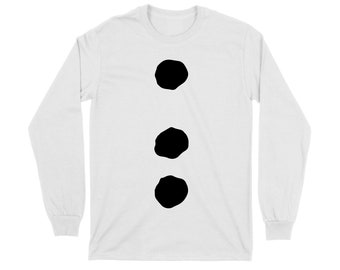 Olaf Coal Buttons Costume Long Sleeve Shirt | Olaf Halloween Costume | Disney World Halloween Costume