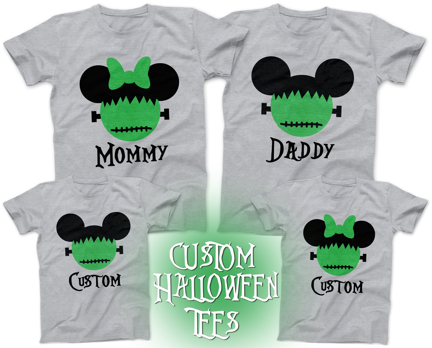 Disney Frankenstein Mickey and Minnie T 