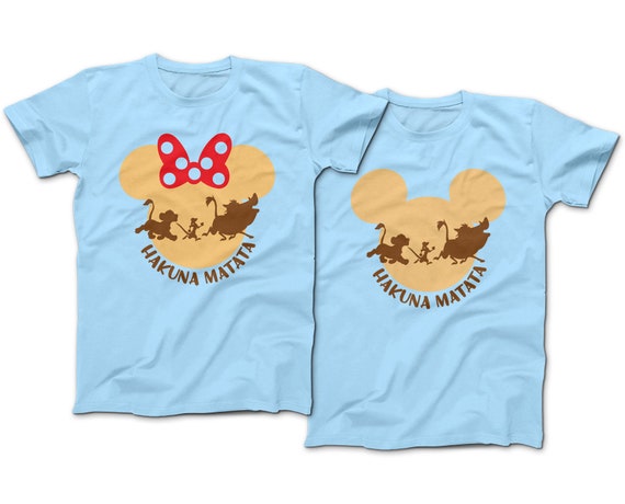 Hakuna Matata Disney Theme T Shirt Animal Kingdom Image 0