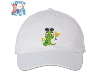 Gorra bordada de Pascal Disney / Gorra bordada con orejas de Mickey de Pascal Camaleón en Disney / Tallas para adultos y jóvenes / Gorra de camionero, sombrero de pescador, sombrero de papá