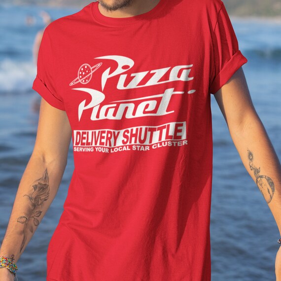 Pizza Planet T-Shirt | Printed on Bella Canvas 3001 Style Tee