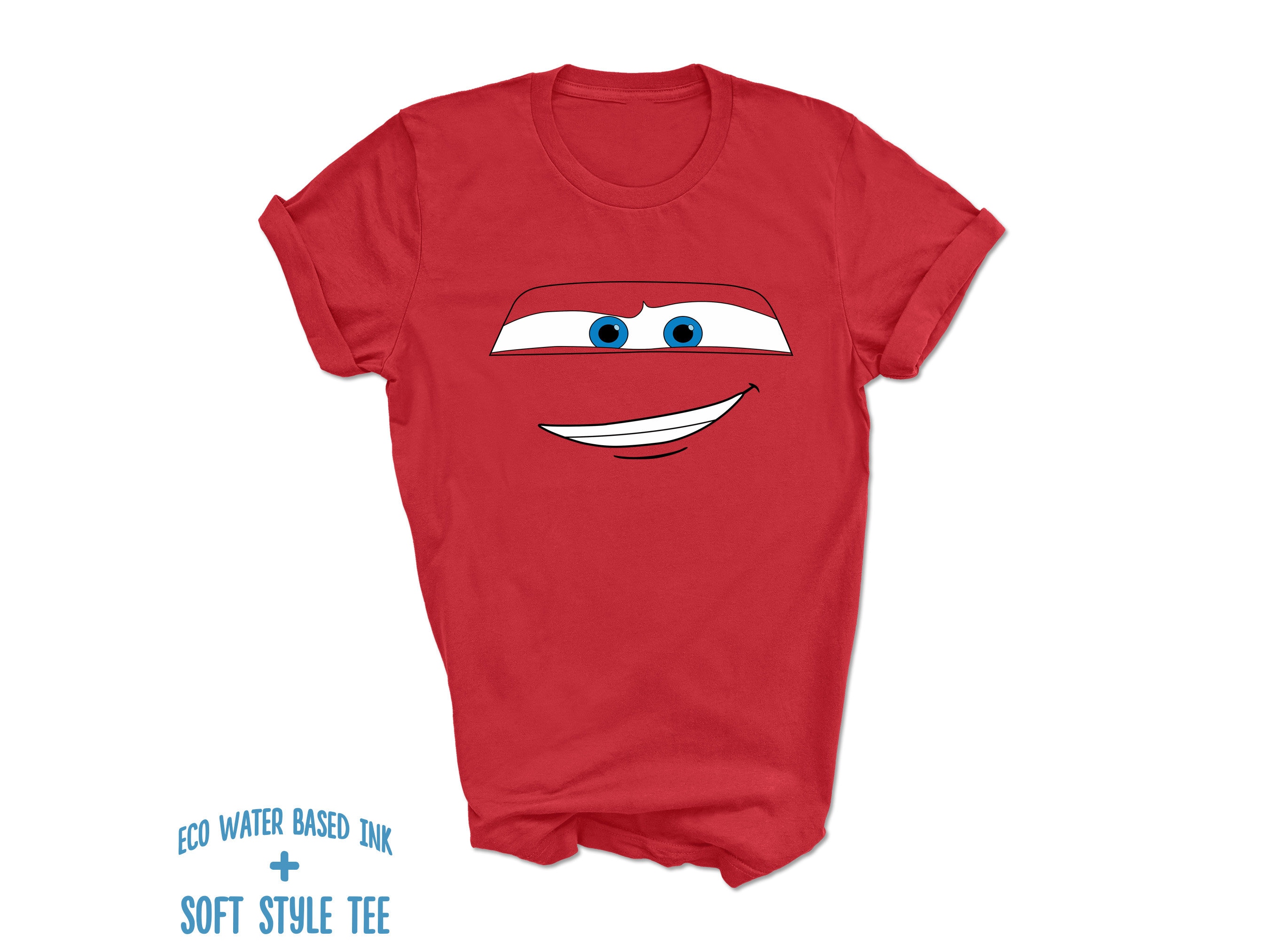 ★Urbandtype.★ McQueen Poster Graphic T-Shirt Cream UBEUTS0 Disney Store Lightning McQueen T-Shirt For Kids | Disney Store