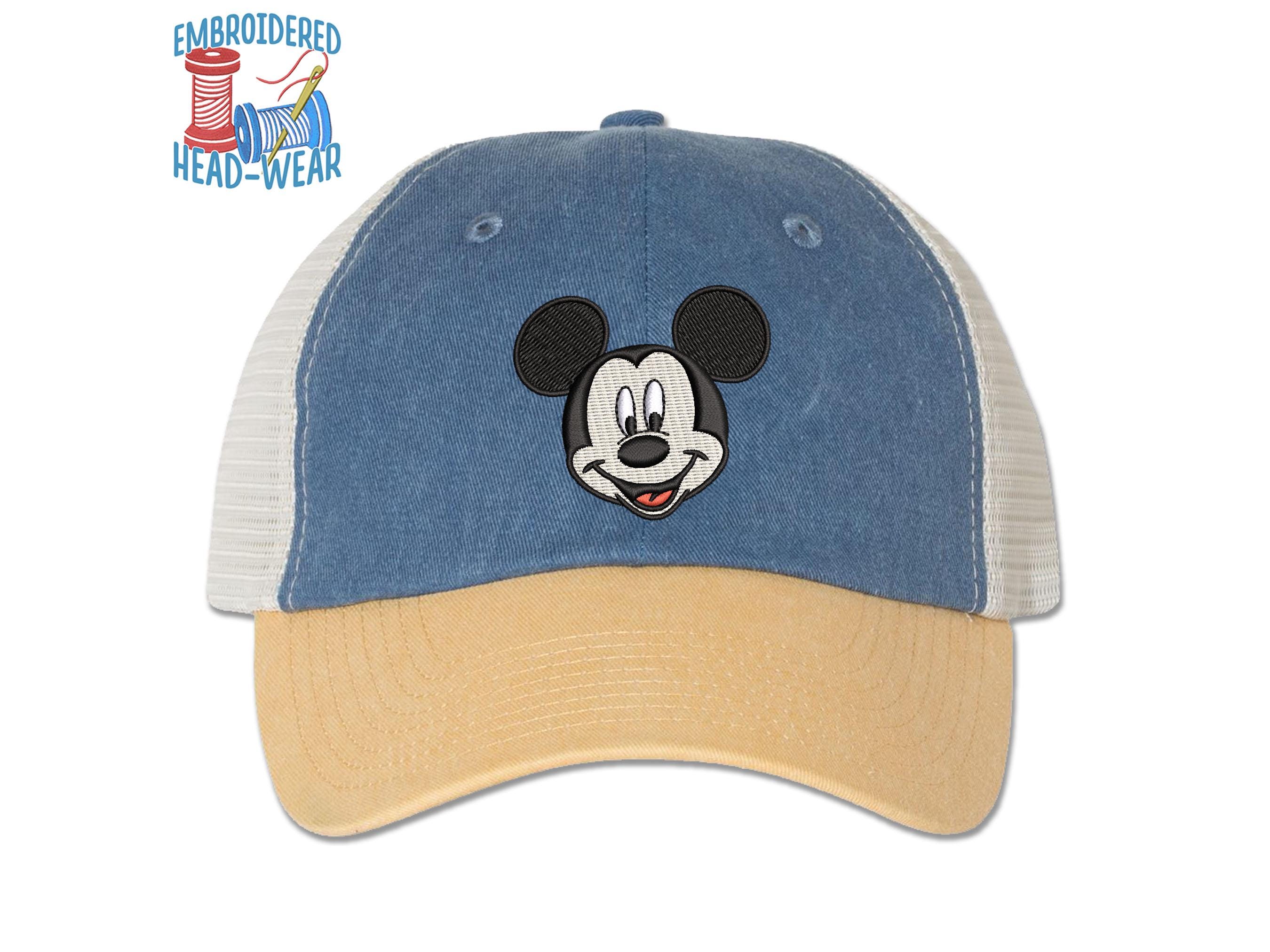 Retro Grandpa Snapback Hat Classic Mickey Mouse Face Adjustable Cotton ?????? | New Era Mickey Mouse Heritage fitted. Taiwan  main image 4
