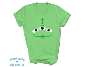 Disney Toy Story Aliens T-Shirt | Funny Disney Alien Costume | Little Green Men T-Shirts | Toy Story Character Tee | Pizza Planet Aliens