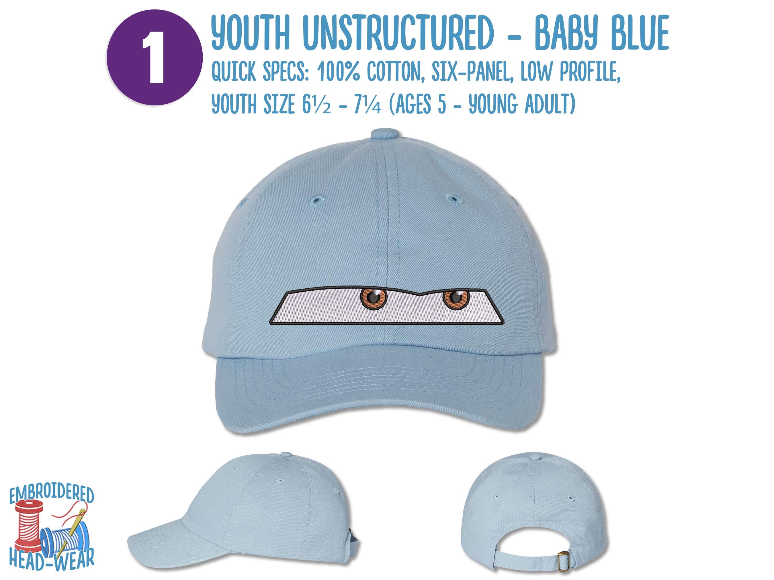 Strip Weathers Eyes Embroidered Cap | Cars Movie the King Costume