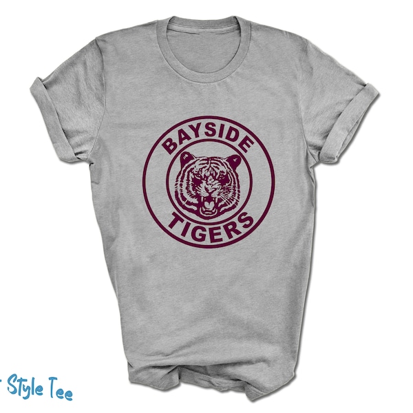 Bayside Tigers T-Shirt | Printed on Premium Soft Style Tee | Saved by the Bell Film Shirt