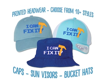 Fix It Felix Hat | Felix I Can Fix It Printed Hat | Wreck It Ralph Hat | Disney Bucket Hat | Disney Ponytail Hat | Disney Kids Youth Cap