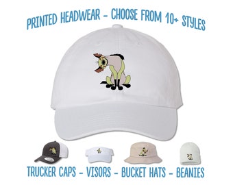 Lion King Hyena Hat | Animal Kingdom Hyena Printed Hat | Shenzi Hyena Cap | Banzai Hyena Hat | Ed Hyena Bucket Hat | Lion King Villain Hat